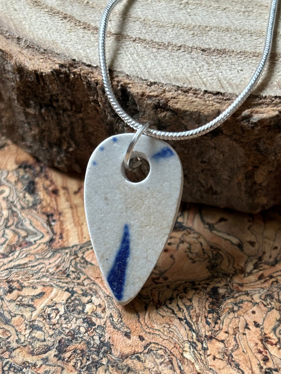 Handmade Necklace, Unique, One of a Kind, Eco Conscious Gifts. Sterling Silver.