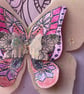 Pretty multi layered butterfly Fly greetings card - Image 2