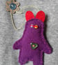 Odd Bod, a 3" bear to hang up and make you smile. - Image 4