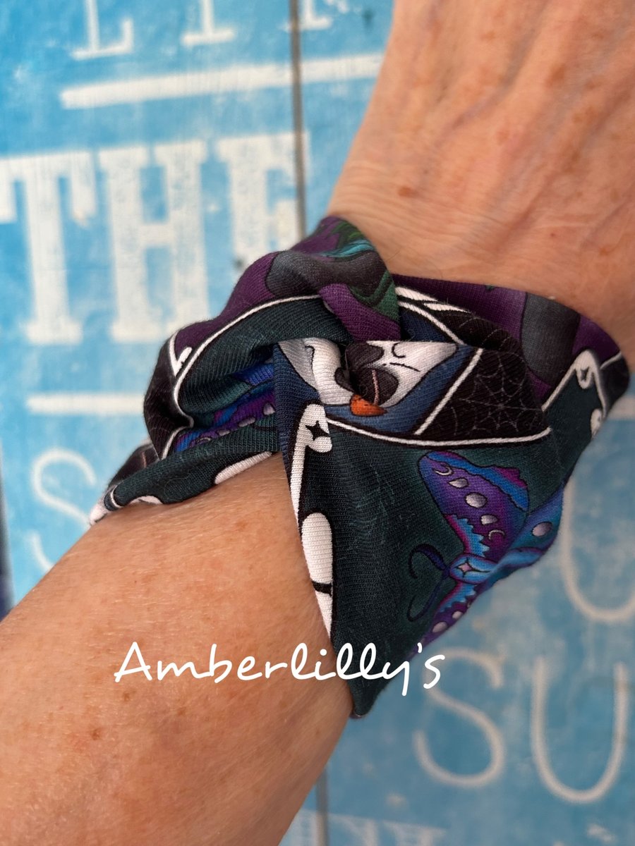 Witchy theme fun cuff bracelet 
