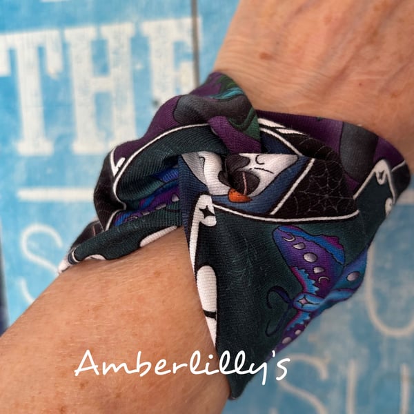 Witchy theme fun cuff bracelet 