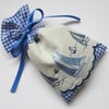 Blue Gingham Yacht Lavender Sachet