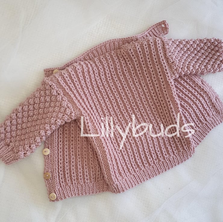 Knitting pattern for childs aran cardigan. Gibs... Folksy