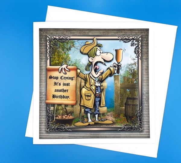 Funny Male Large Card, Husband, Son, Father, Brother