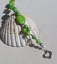 Green Sea Sediment Jasper Gemstone Beaded Chakra Bracelet "Gala" - Image 6