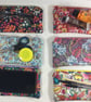 Liberty fabric zip pouch to fit larger phones, floral makeup pouch, pencil case, - Image 4