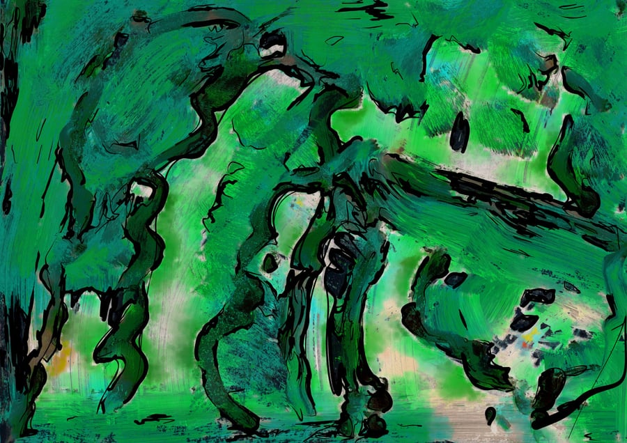 Forest clearing - limited edition digital print