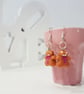 Retro gingerbread man earrings STUD, DROP or CLIP ON, unique, handmade novel - Image 2