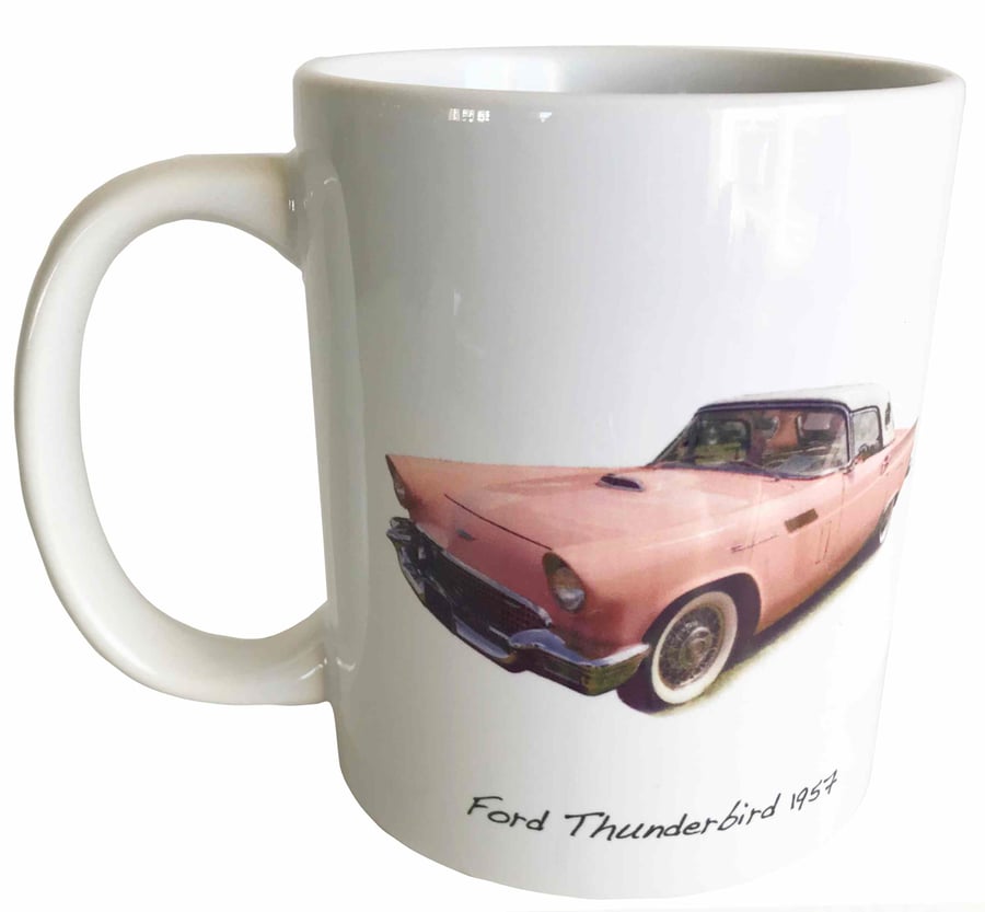 Ford Thunderbird 1955 - 11oz Ceramic Mug 