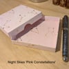 Night Skies 'Pink Constellations' - A handmade,ultra-thin gift box (Code: FBNSP)