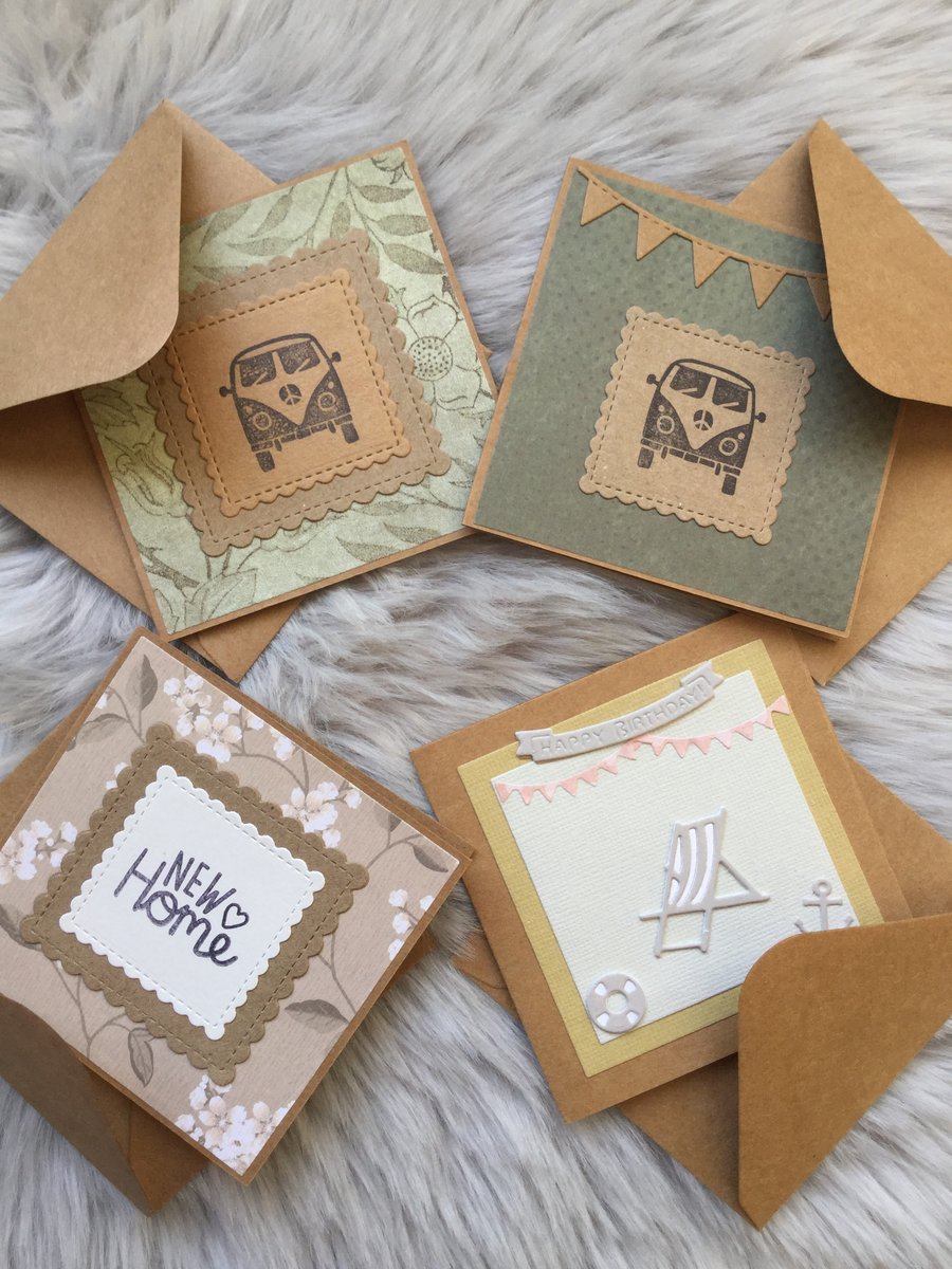 Campers van; New Home & Deck Chair Card