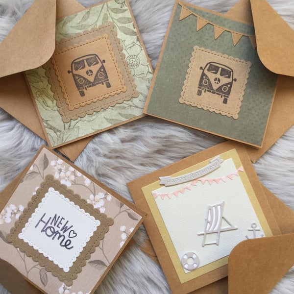 Campers van; New Home & Deck Chair Card