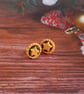 NEW VERSION Christmas Mince Pie stud earrings - Image 7