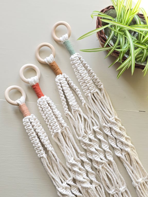 Macrame Plant Hanger with tassel 