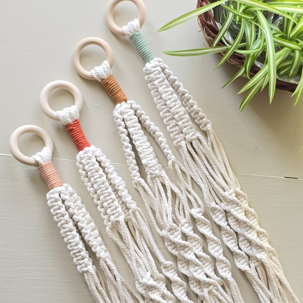 Macrame Plant Hanger with tassel 