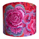 Kaffe Fassett Japenese Chrysanthemum Scarlet Lampshade 