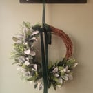 Timeless Green and Velvet Wreath, Year Round Door Decor