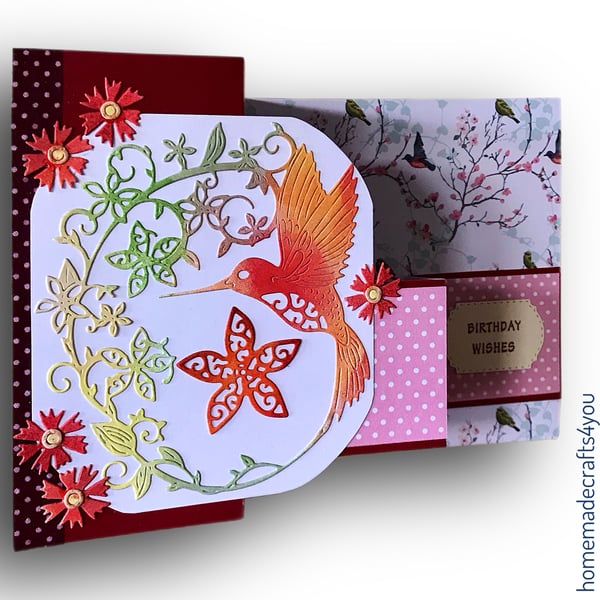 Folded Bird Card