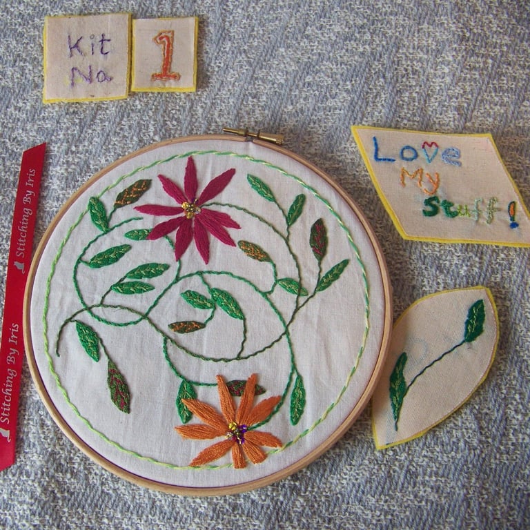Kit No. 1   Intertwining Flowers