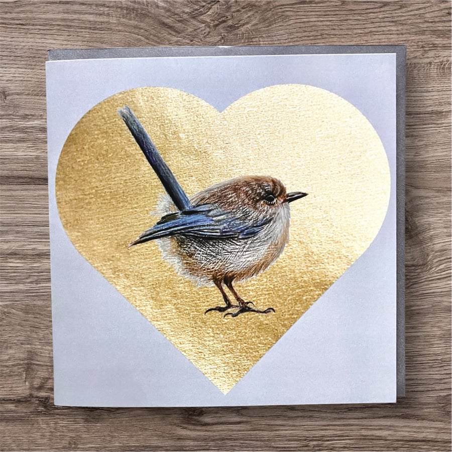 Image of Fairy Wren Greeting Card