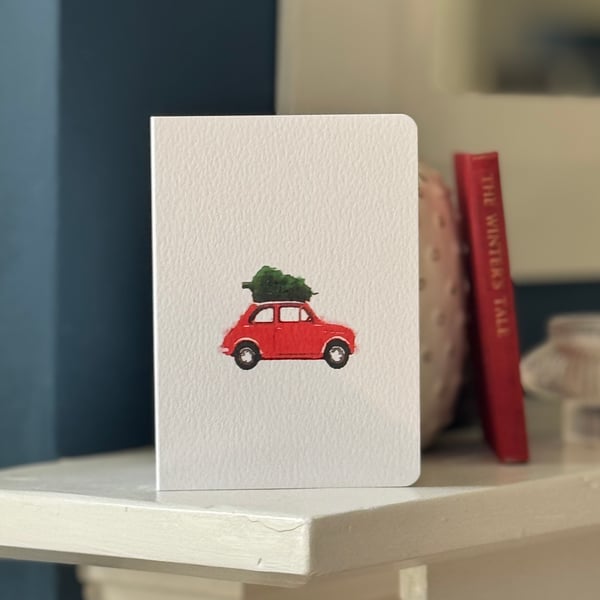 Christmas Tree and Car Card Cards Multi pack (5-pack)