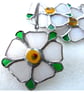 Yorkshire Rose Muni Suncatcher Decoration Stained Glass Handmade - Image 3