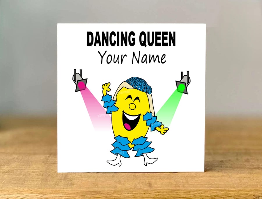 Personalised Dancing Queen, Funny, Disco, Music, Bestie, Mum, Sister, Girlfriend