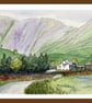 The Wasdale Inn, Cumbria - at the End of the Road - Original Watercolour