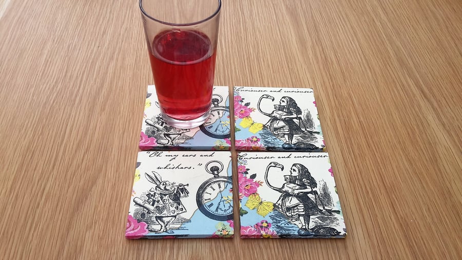 Alice in wonderland coasters 