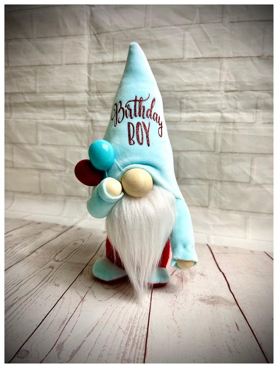 Handmade Birthday Boy Nordic Gnome, Swedish Tomte