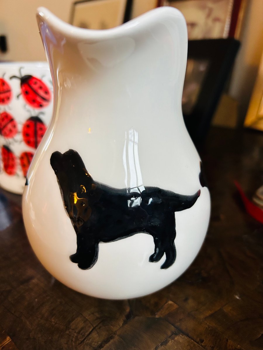 Black Labrador jug