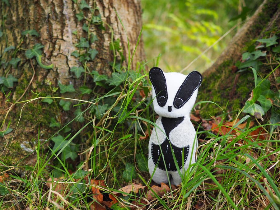 Badger : Soft Animal Toy, Nursery Playtime, Woodland Animal, Forest Creature
