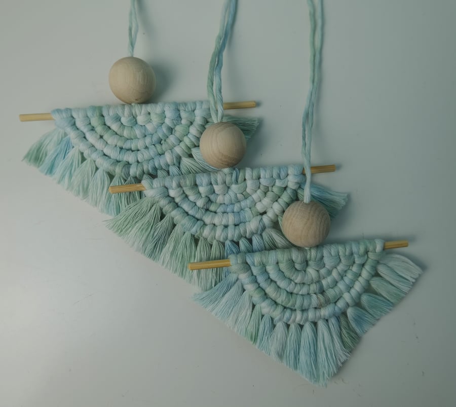 Macramé Half Moon Hanging Decoration