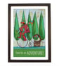 "Adventure" print white frame - Image 2