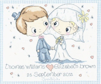 SWALK - wedding cross stitch chart