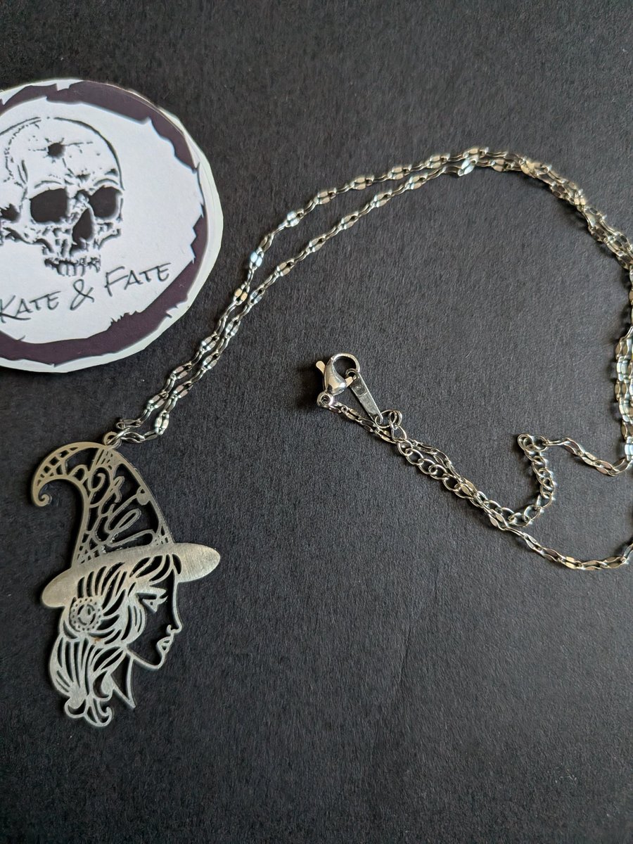 Witch pendant necklace 