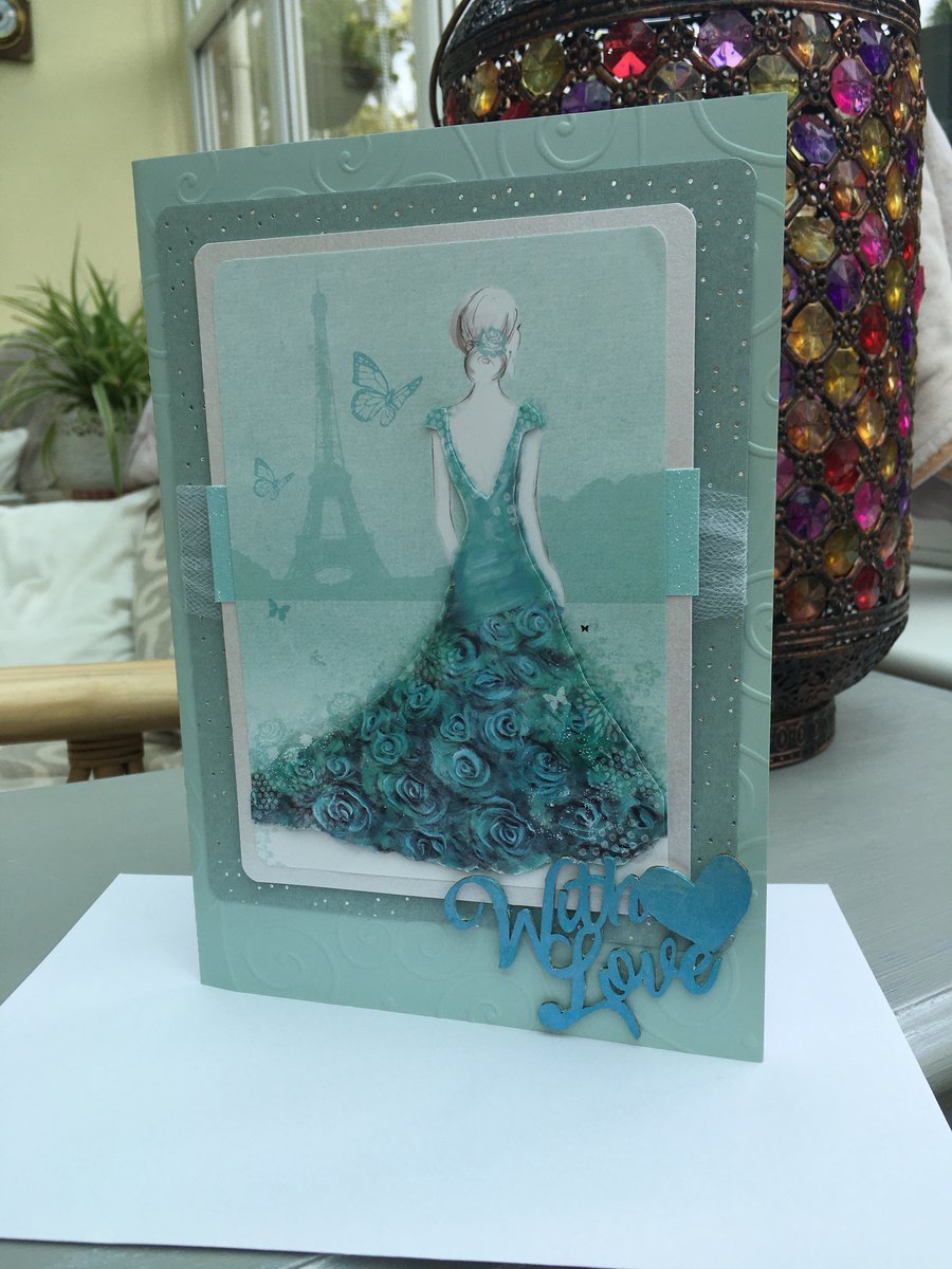 Elegant Parisian Beauty card