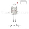 Hot Water Bottle Hug -A5 Gicl e print