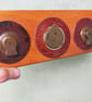 Vintage Tape Measure Key and Letter Rack 12 - Image 1