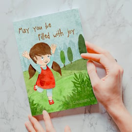 Filled with Joy, Christian Encouragement card