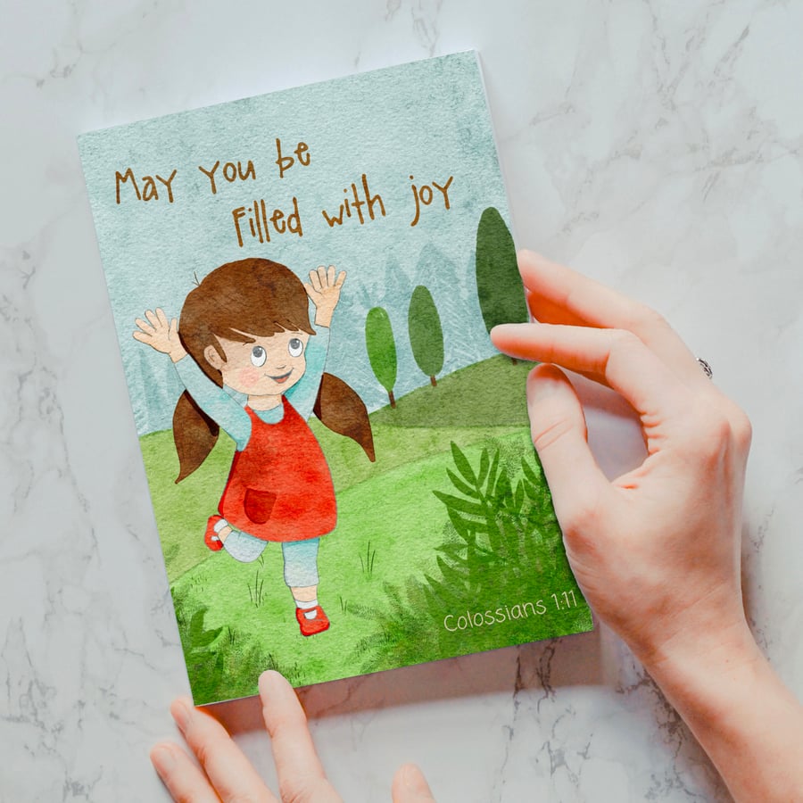 Filled with Joy, Christian Encouragement card