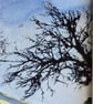 "Winter sunshine "  original mixed media landscape painting  - Image 7