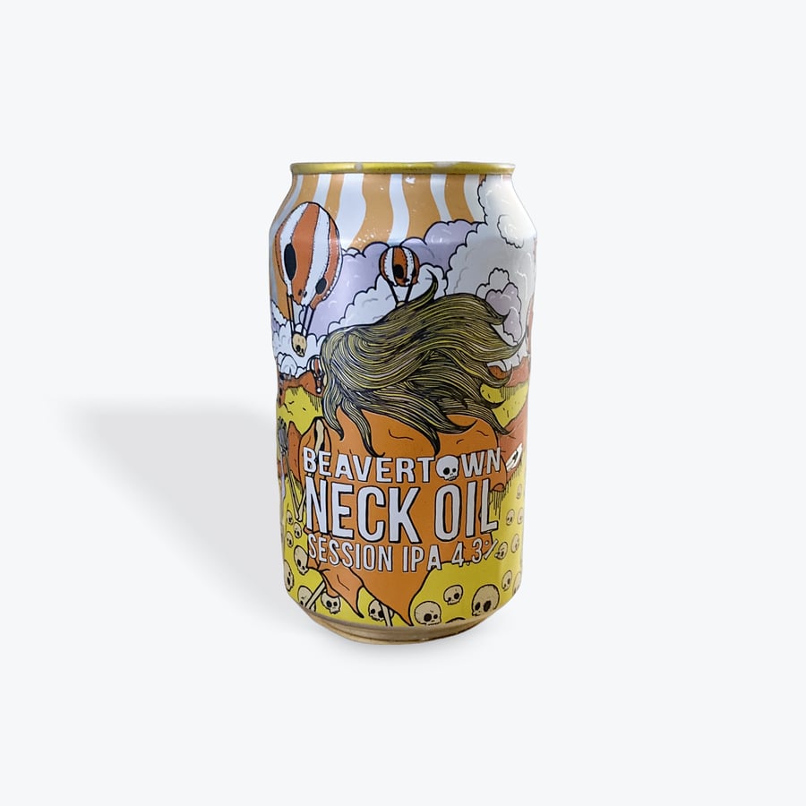 Beavertown Neck Oil Can-dle Hand Poured Vegan Soy Beer Can Candle Eco Materials