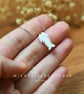 White Opal Fish With 925 Sterling Silver Bracelet - Image 2