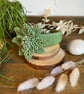 Handmade Macrame Flower Headband - Sage Green Wedding  - Image 2