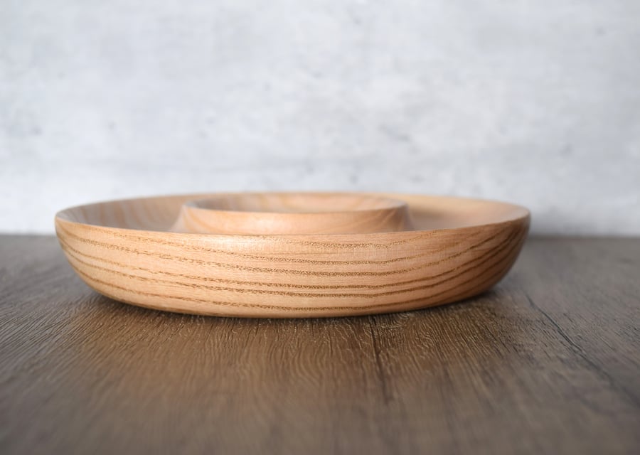 Wood Turned Decorative Dish 