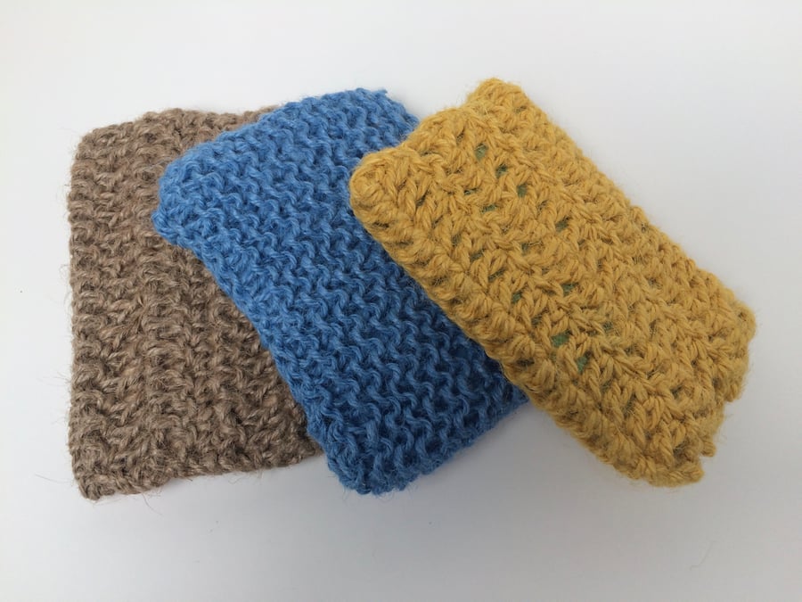 Jute scourer sponge - set of two compostable scourers