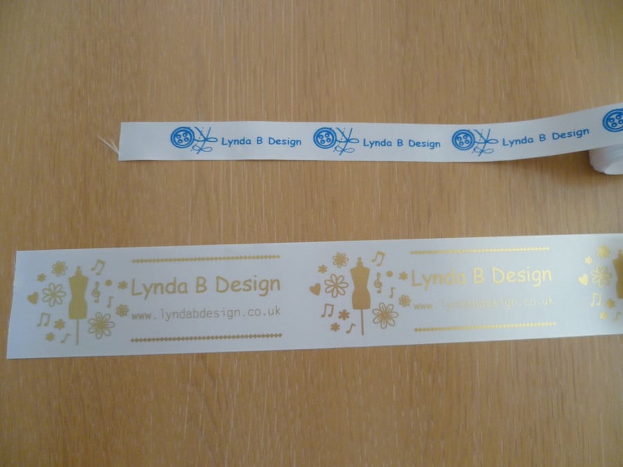 Personalised Ribbons, Birthday, Wedding, Anniversary, Christening, Thank You