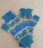 Fingerless Gloves - Hand Knitted - Van Gogh inspired  - Image 3