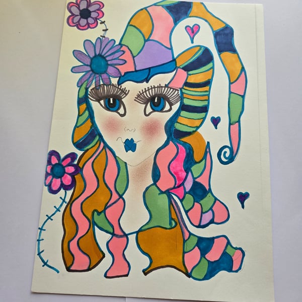 Fairy Witch Drawing 